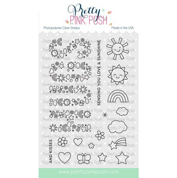 Pretty Pink Posh Hugs Stamp Set