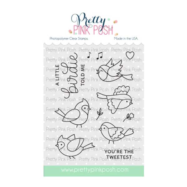 Pretty Pink Posh A Little Birdie Stamp Set