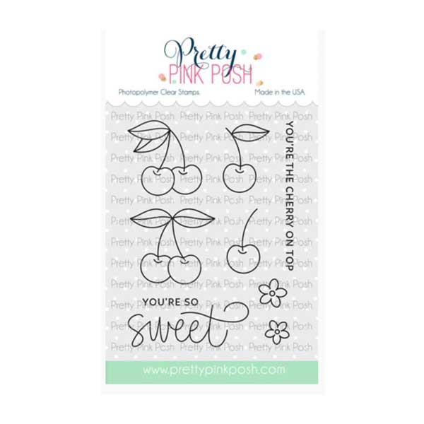 Pretty Pink Posh Sweet Cherries Stamp