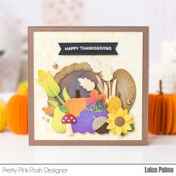 Pretty Pink Posh Sentiment Strips: Fall Stamp