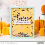 Pretty Pink Posh Sentiment Strips: Halloween Stamp