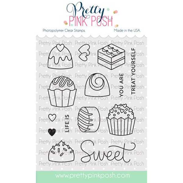 Pretty Pink Posh Sweet Chocolates Stamp