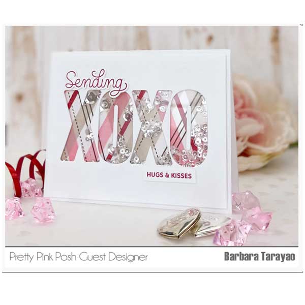 Pretty Pink Posh XOXO Stamp