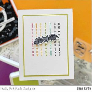 Pretty Pink Posh Upright Greetings: Halloween Stamp class=