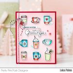 Pretty Pink Posh Winter Drinks Stamps