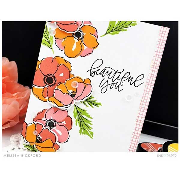 Ink To Paper Many Anemones stamp set