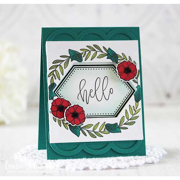 Ink To Paper Framing Florals Stamp Set