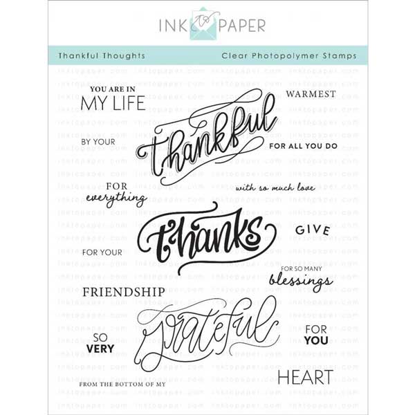 Ink to Paper Thankful Thoughts Stamp Set