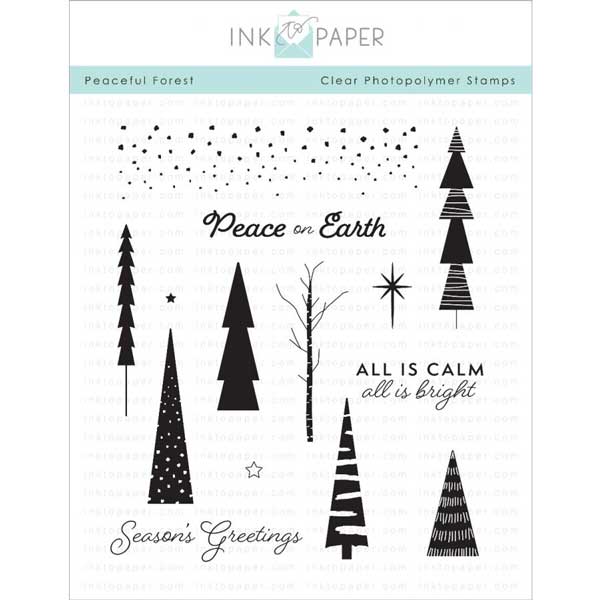 Ink To Paper Peaceful Forest Stamp Set