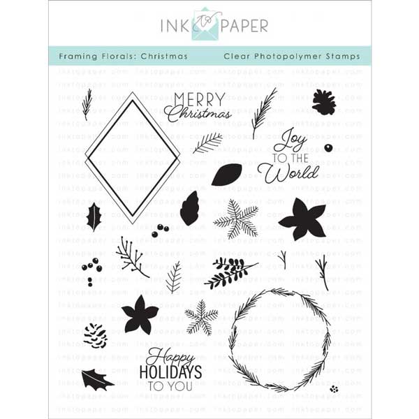 Ink to Paper Framing Florals: Christmas Stamp Set