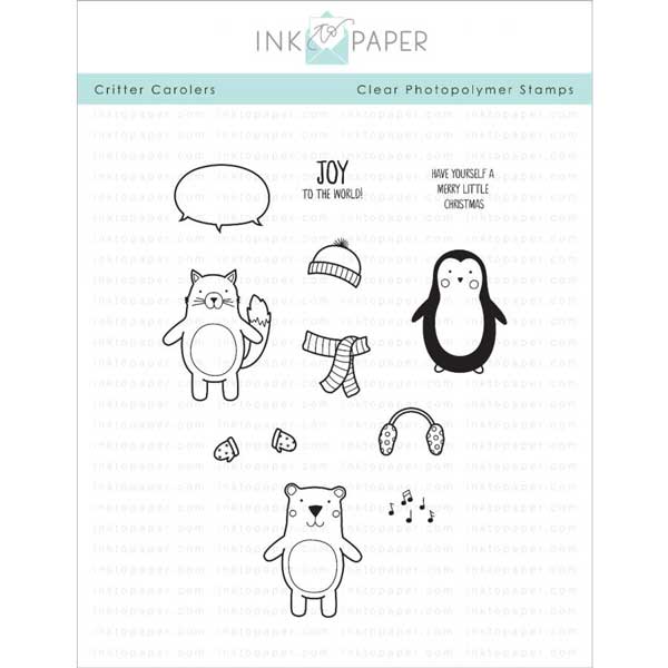 Ink To Paper Critter Carolers Stamp Set