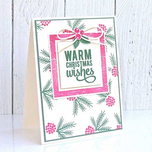 Ink To Paper It&#039;s A Sign: Christmas Bough Stamp Set