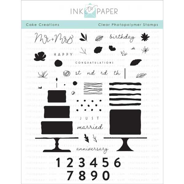 Ink To Paper Cake Creations Stamp Set