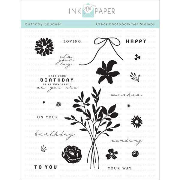 Ink To Paper Birthday Bouquet Stamp Set