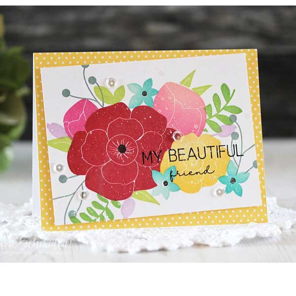 Ink To Paper Beautiful Bouquet Stamp