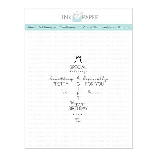 Ink To Paper Beautiful Bouquet: Sentiments Mini Stamp Set