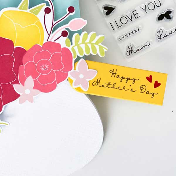 Ink To Paper Beautiful Bouquet: Mother Mini Stamp Set