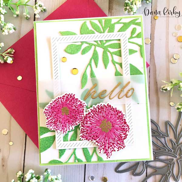 Papertrey Ink Floral Delicacies Stamp Set