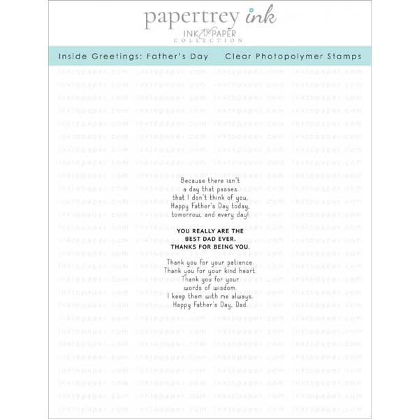 Papertrey Ink Inside Greetings: Father&#039;s Day Stamp Set