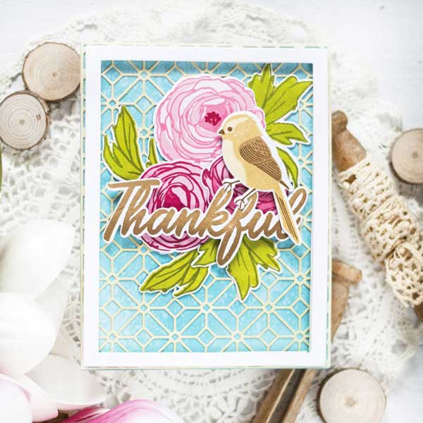 Papertrey Ink Feathered Friends Mini 3 Mini Stamp Set