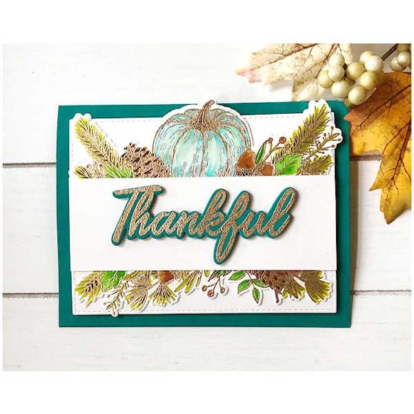 Papertrey Ink Framing Fall Sentiments Stamp Set