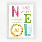 Papertrey Ink Just Sentiments: Warmth Mini Stamp Set