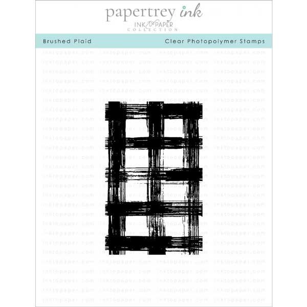 Papertrey Ink Brushed Plaid Stamp Set