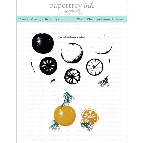 Papertrey Ink Sweet Orange Holidays Stamp Set