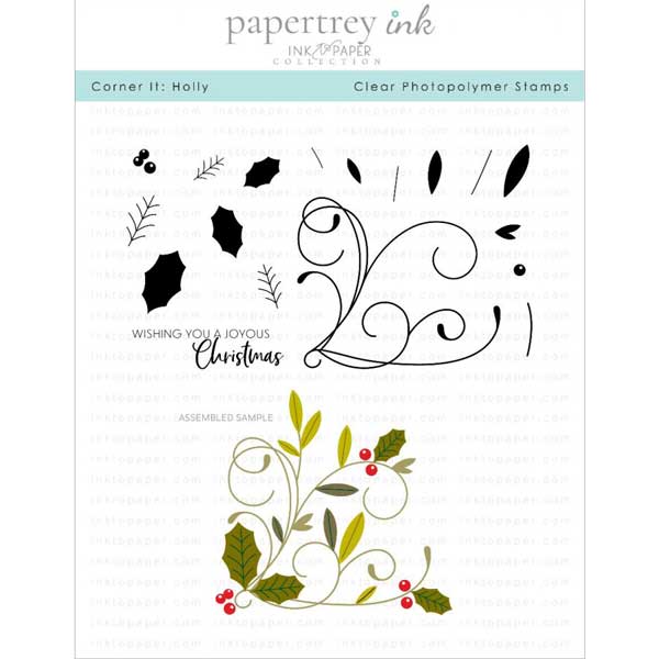 Papertrey Ink Corner It: Holly Stamp Set