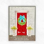 Papertrey Ink Holiday Door Decor Stamp