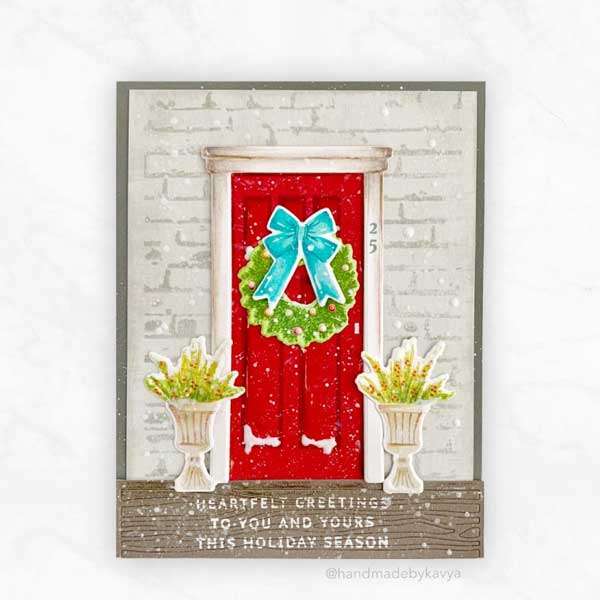 Papertrey Ink Holiday Door Decor Stamp