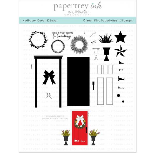 Papertrey Ink Holiday Door Decor Stamp