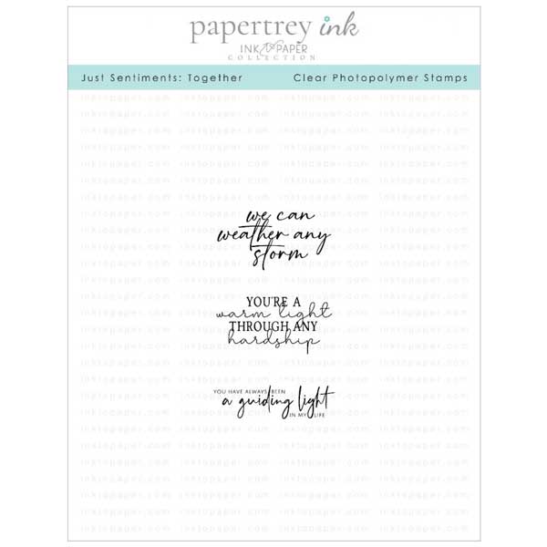 Papertrey Ink Just Sentiments: Together Mini Stamp