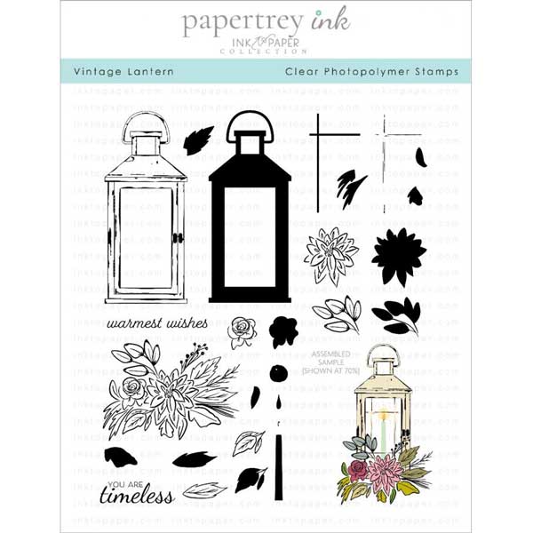 Papertrey Ink Vintage Lantern Stamp