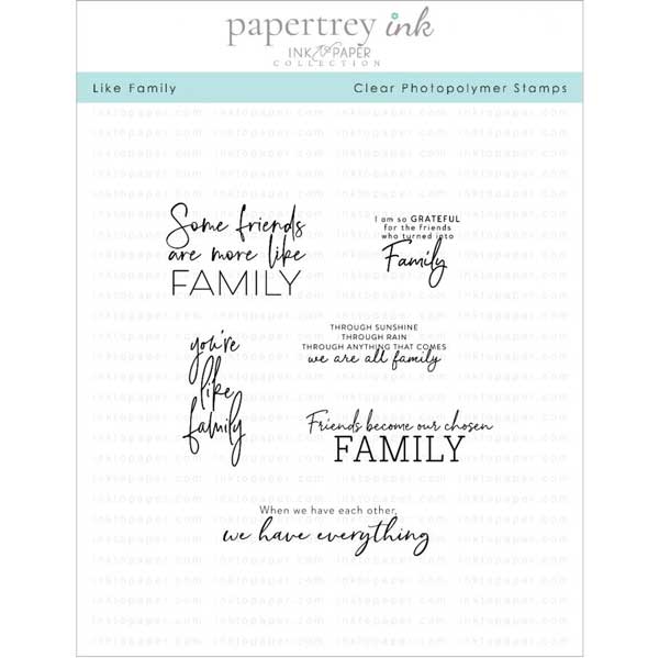 Papertrey Ink Like Family Stamp Set