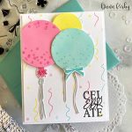 Papertrey Ink Big Balloon Sentiments Stamp