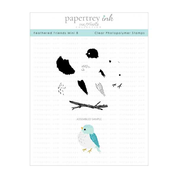 Papertrey Ink Feathered Friends 8 Mini Stamp