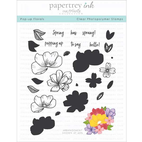 Papertrey Ink Pop-up Florals Stamp