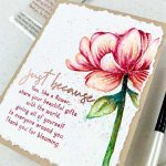 Papertrey Ink Inside Greetings: Bloom Stamp