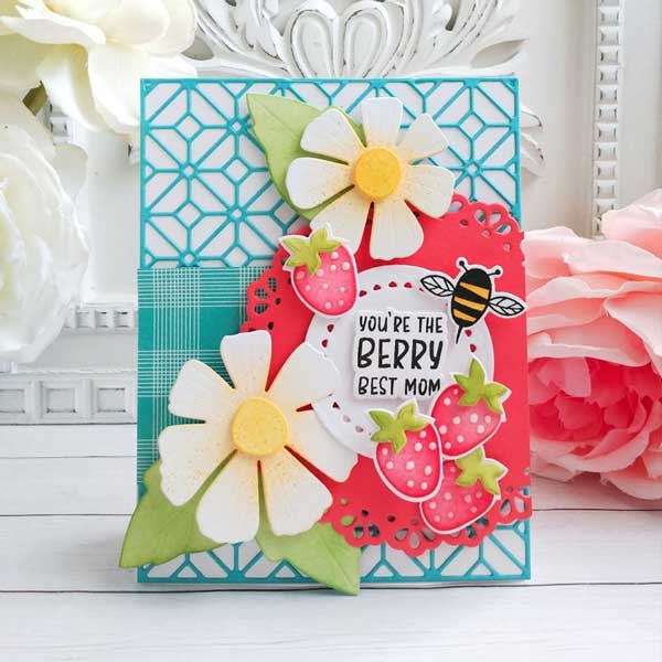 Papertrey Ink Berry Best Mom Stamp