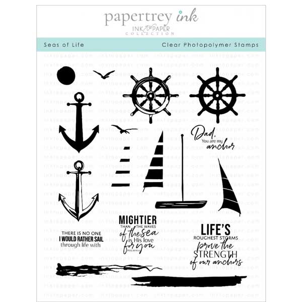 Papertrey Ink Seas of Life Stamp