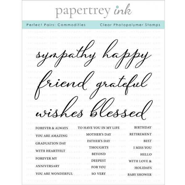 Papertrey Ink Perfect Pairs: Commodities Stamp