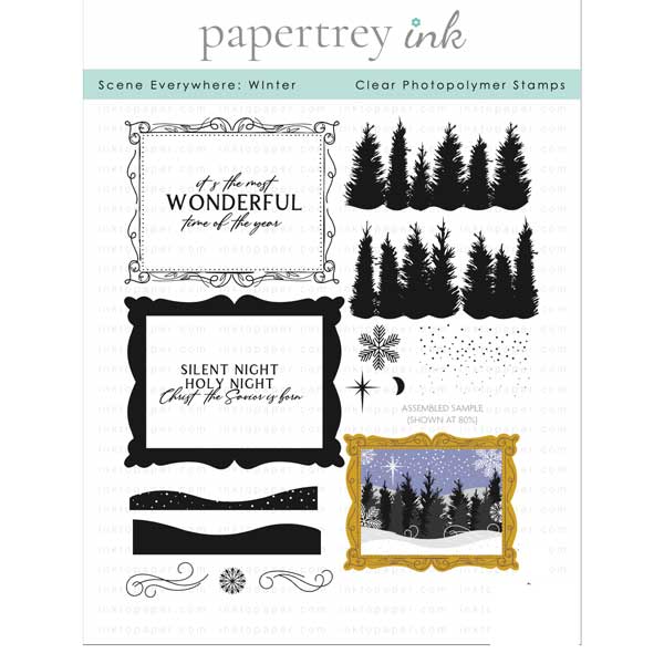 Papertrey Ink Scene Everywhere: Winter Stamp