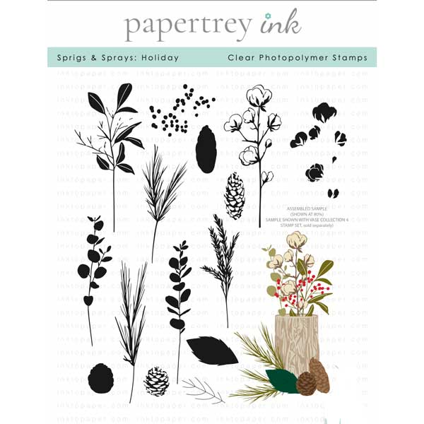 Papertrey Ink Sprigs &amp; Sprays: Holiday Stamp