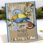 Papertrey Ink Weathered Wood Background Stamp