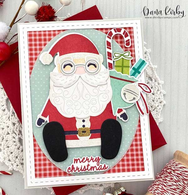 Papertrey Ink Build-A-Santa Stamp