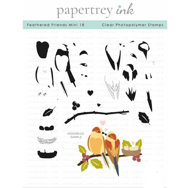 Papertrey Ink Feathered Friends Mini 18 Stamp