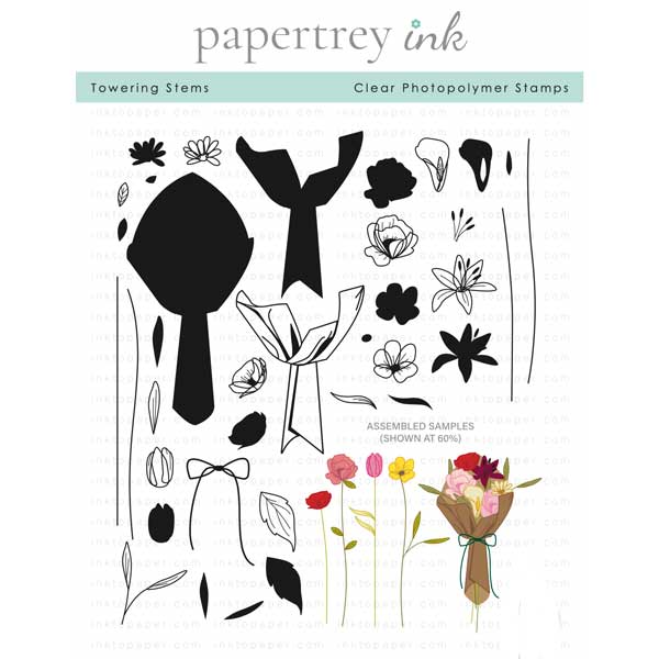 Papertrey Ink Towering Stems Stamp