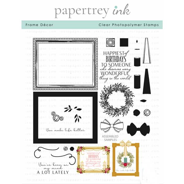 Papertrey Ink Frame Decor Stamp