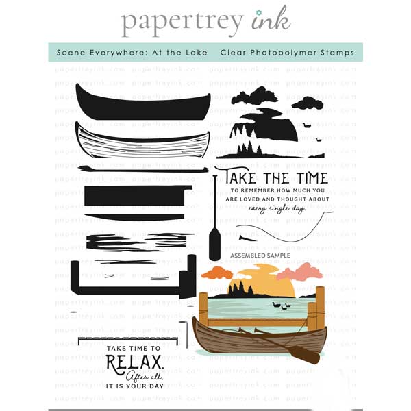 Papertrey Ink Scene Everywhere: At the Lake Stamp